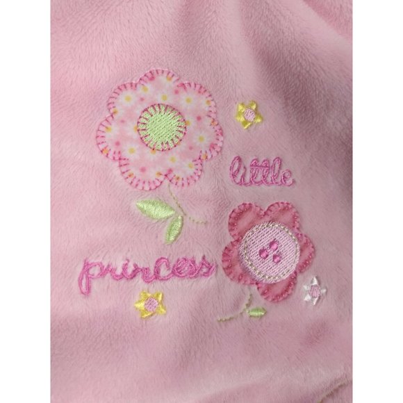 CARTERS BUNNY RABBIT Rattle Security Blanket Pink Little Princess 15" - Picture 2 of 11